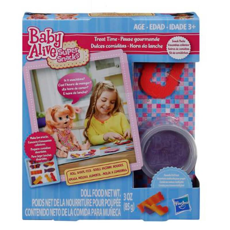 HASBRO Baby Alive B1451AS00 Snack Pack para Muñeca 1 Diseño Naranja (ASST 2/4)