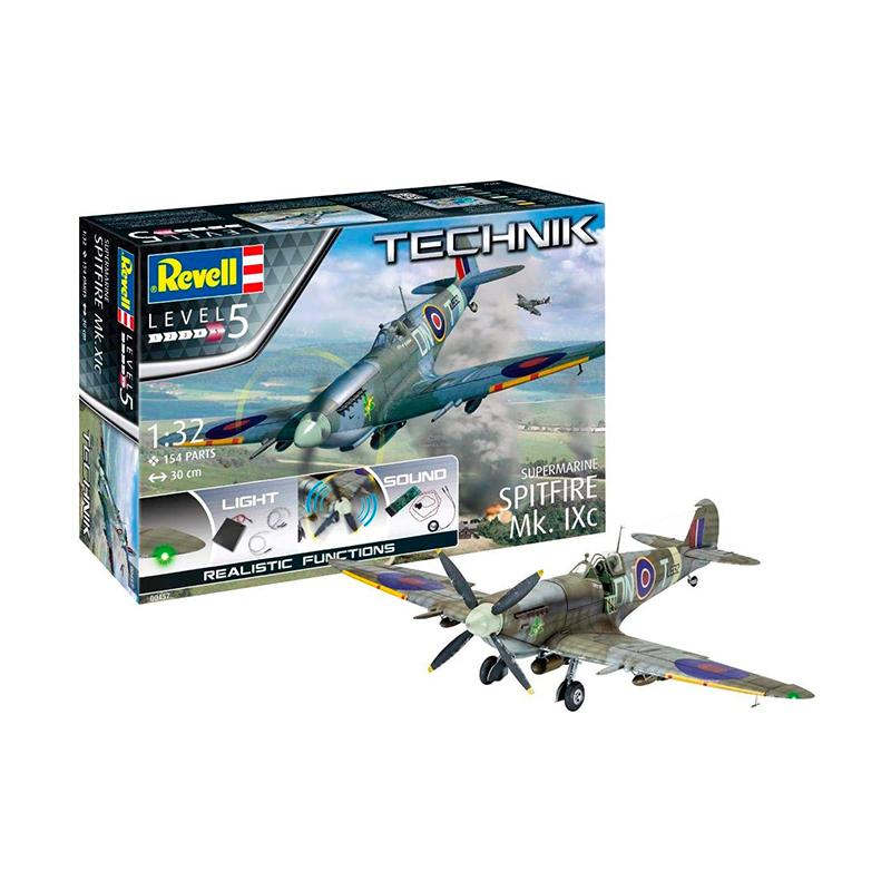 REVELL Technik 457 Avion Militar Supermarine Spitfire Mk.IXc escala 1/32