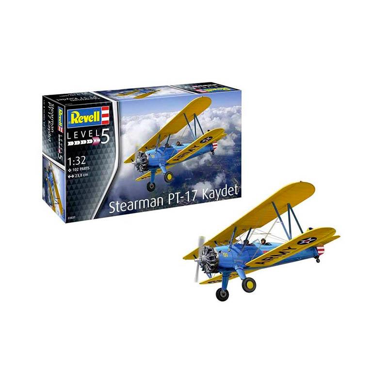 RevellModel 3837 Avion Stearman Pt-17 Kaydet Escala 1/32