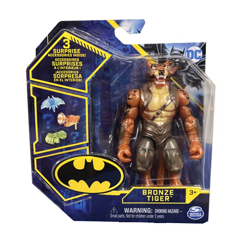 "Boing Toys Dc Comics 6055946 Figura De 4"""" Con 3 Accesorios Bronce Tiger"""
