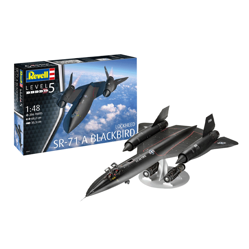 Revell Model 04967 Avion Lockheed Sr-71 A Blackbird