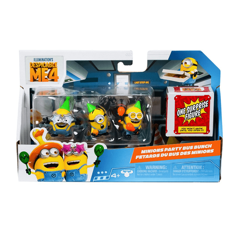 Moose Mi Villano Favorito 4 59273 Minions Set De 4 Figuras Coleccionable 2Plg Surtido