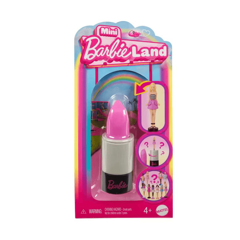 Mattel Barbie Hyf19 Muñeca Barbieland Fashionistas En Tubo De Lapiz Labial Revelación Sorpresa