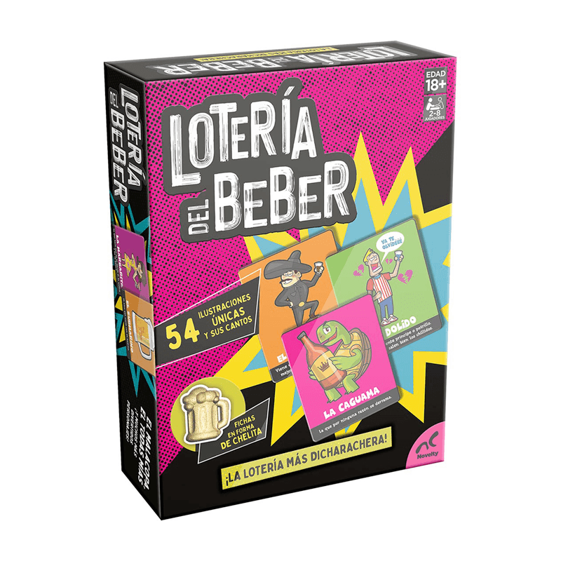 Novelty Jca-4431 Juego De Mesa Loteria De Beber Juego De Fiesta