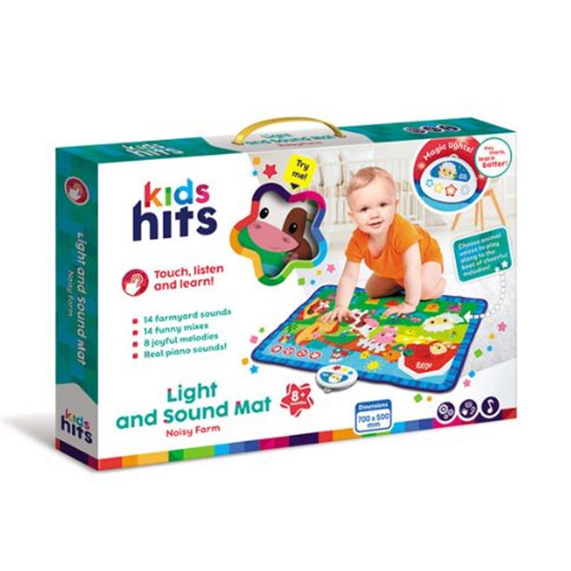 Kids Hits Kh22-001 Tapete Interactivo Con Sonido Y Luces Cabeza Removible