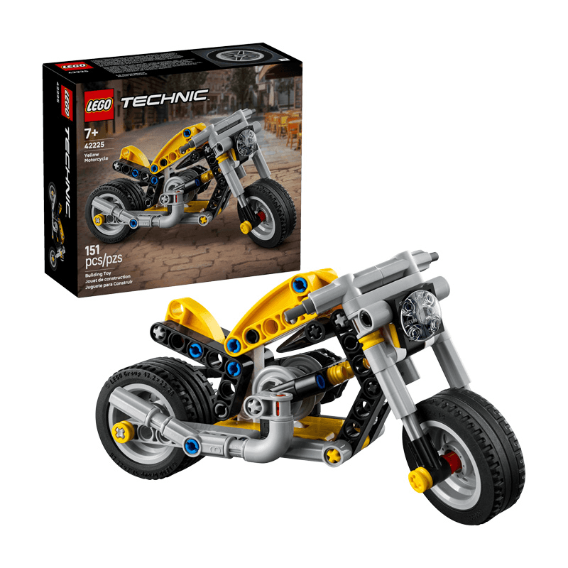 Lego Technic 42225 Moto Amarilla
