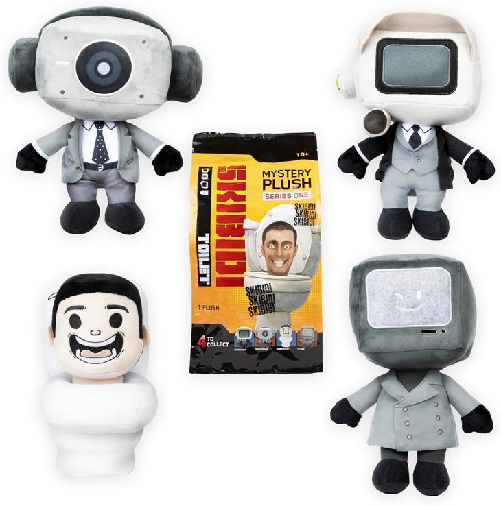 Bonkers Toys Skibidi Toilet 1320 Serie 1 Peluche Sorpresa 11 Pulgadas Skibidi Toilet