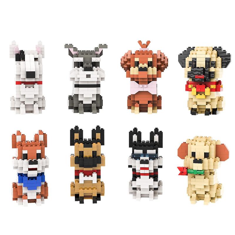 Koco Lolo-015 Micro Bloques Perros Surtido
