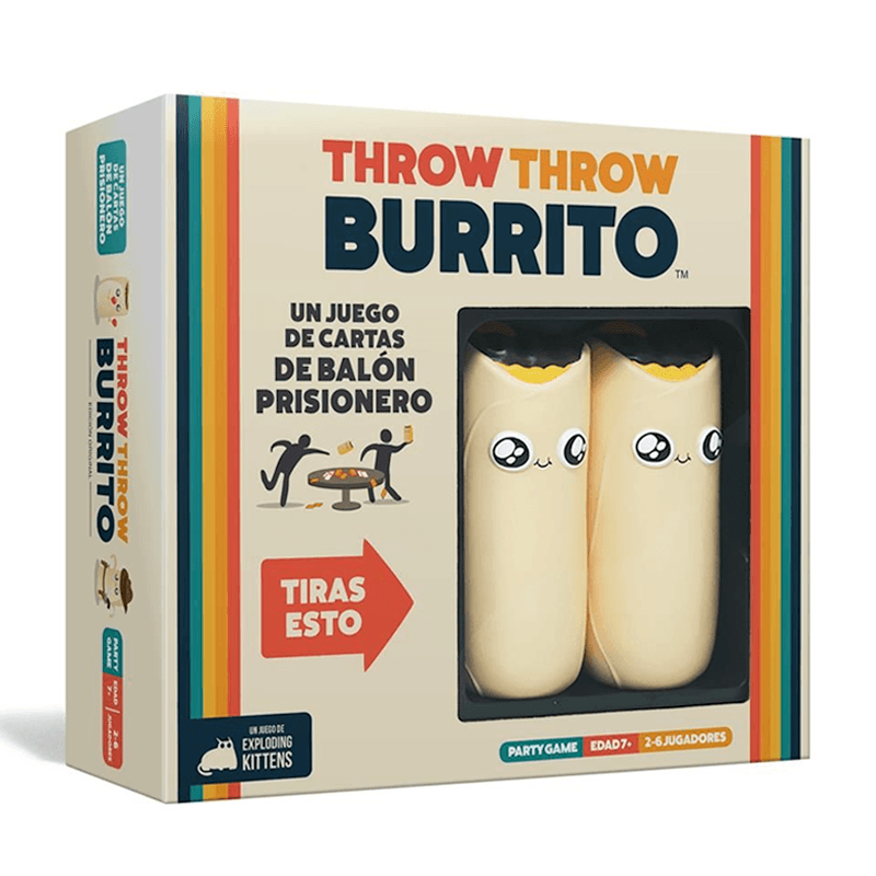 Exploding Kittens Llc Ekittb01Es Juego De Mesa Throw Throw Burrito